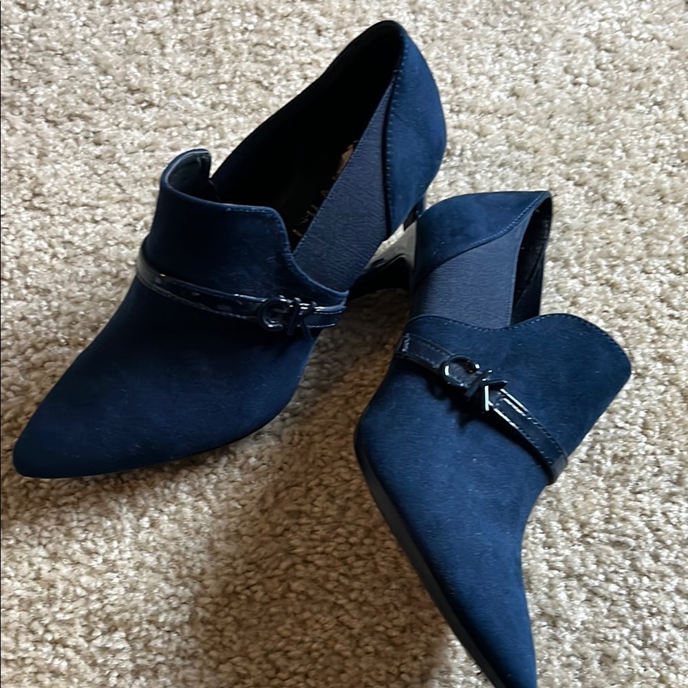 Calvin Klein Women's Blue Heels